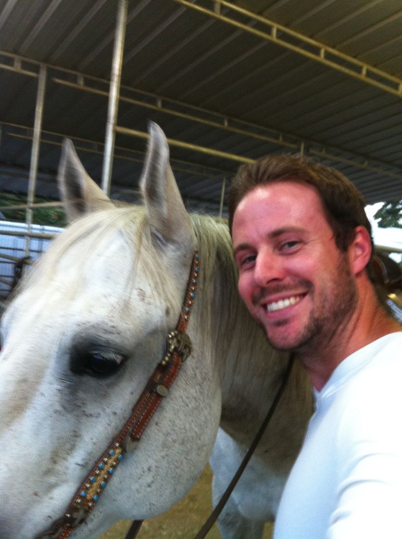 Guy and Horse