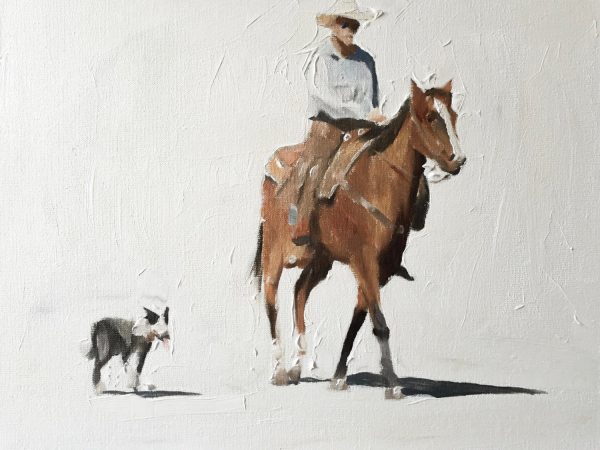 Cowboy Horse Dog